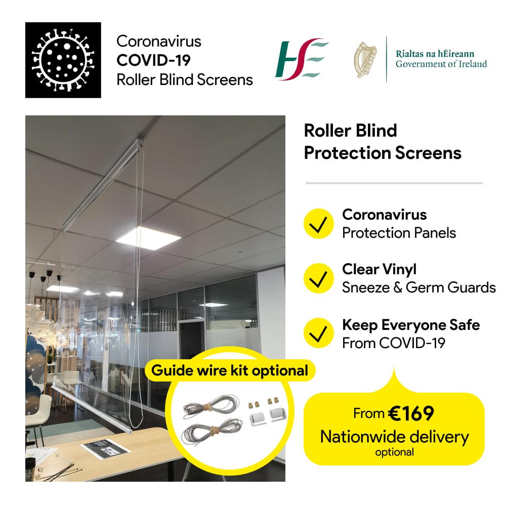 Roller Blind Hygiene Screens